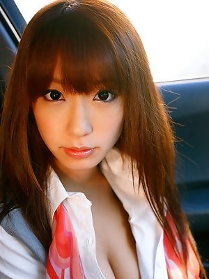 Seductive asian stewardess...