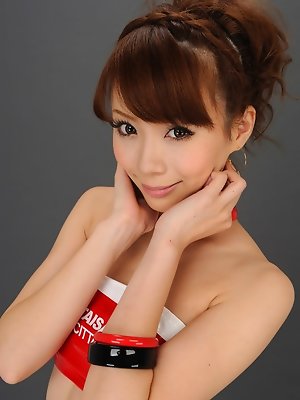 Ari Takada Asian in red...