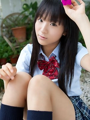 Miho Morita Asian in school...